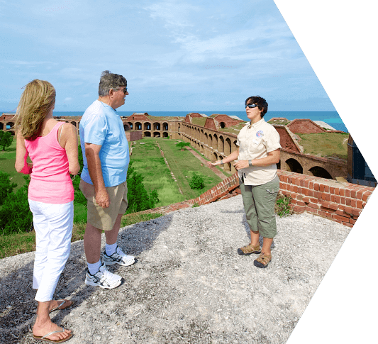 photo of powder magazines at fort jefferson