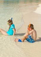 photo of kids snorkeling in key west