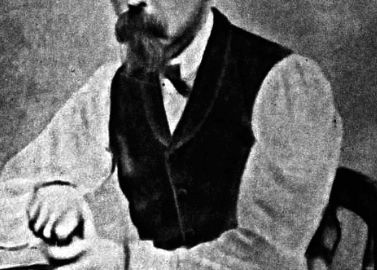 Black and white image of Samuel Mudd