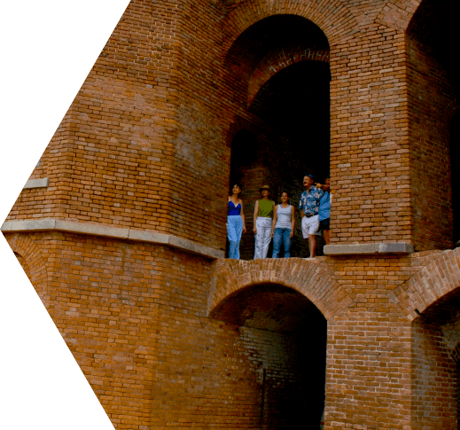 photo of soldiers at fort jefferson