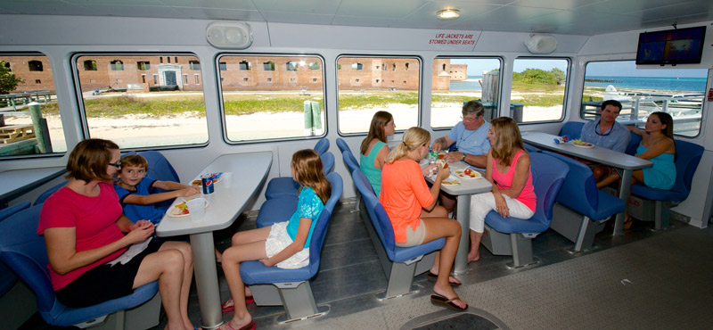 lunch at fort jefferson