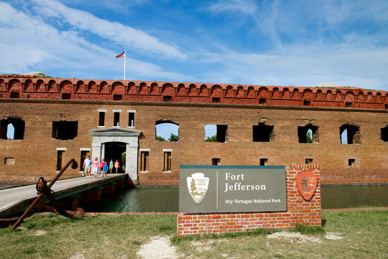 sign at fort jefferson