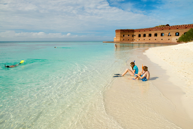 snorkel at fort jefferson