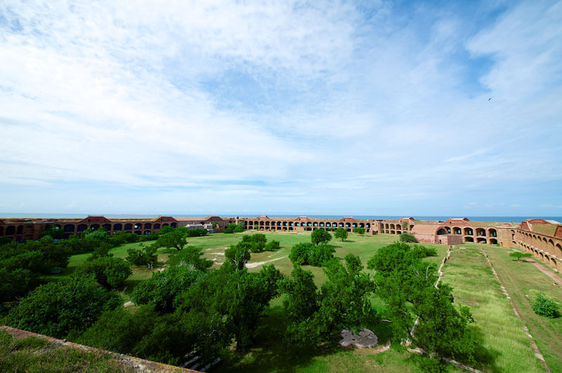 view of fort jefferson