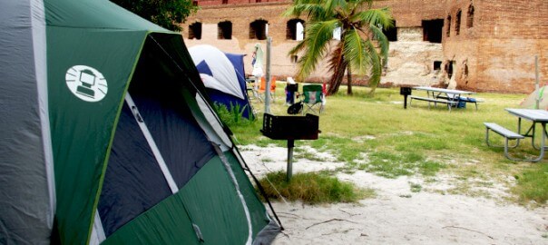 Photo of camping in the Florida Keys