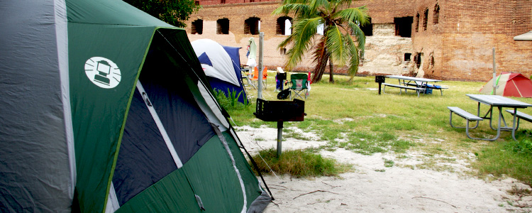 Photo of camping in the Florida Keys