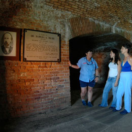 photo of samuel mudds cell at fort jefferson