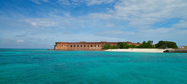 Beautiful Fort Jefferson From The Water