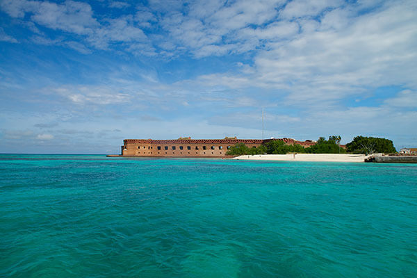 Beautiful Fort Jefferson From The Water