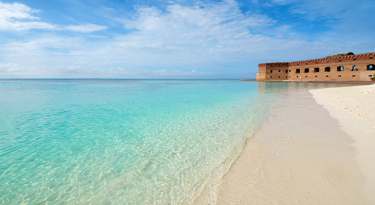 beach at dry tortugas national park
