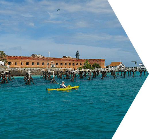kayaking at the dry tortugas national park